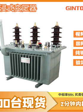 s22-800kva全铜绕组1000kw容量1250千伏安1600双绕组油浸式变压器