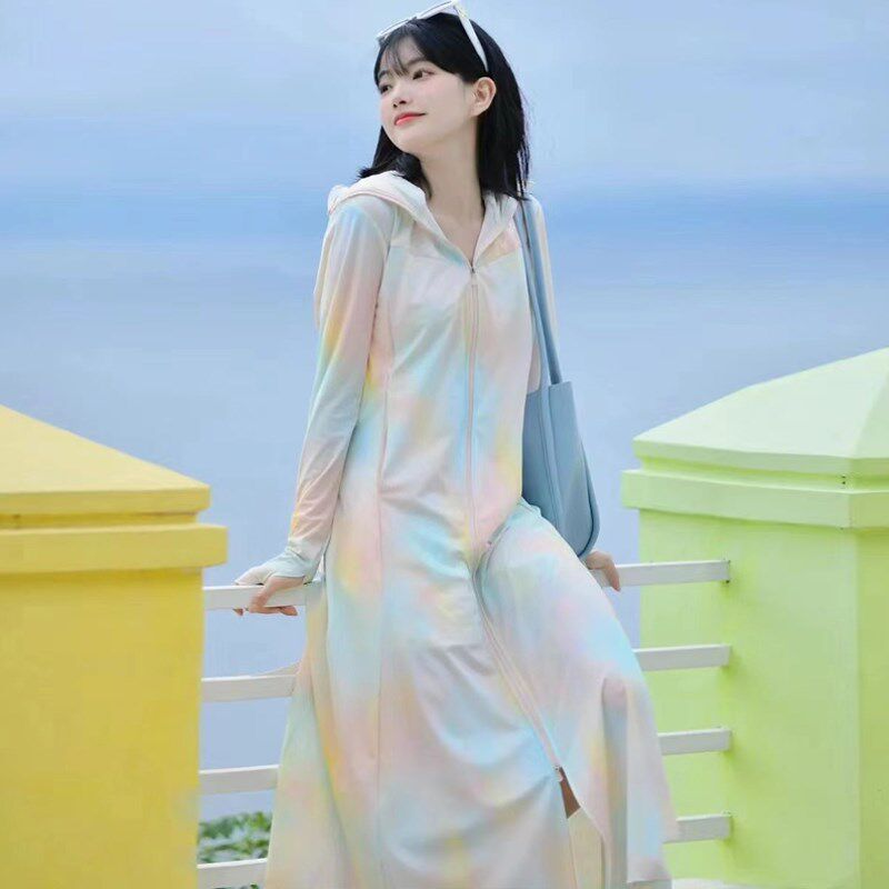 防晒衣长款全身夏季防紫外线防晒服透气防晒衣女2026新款罩衫外套