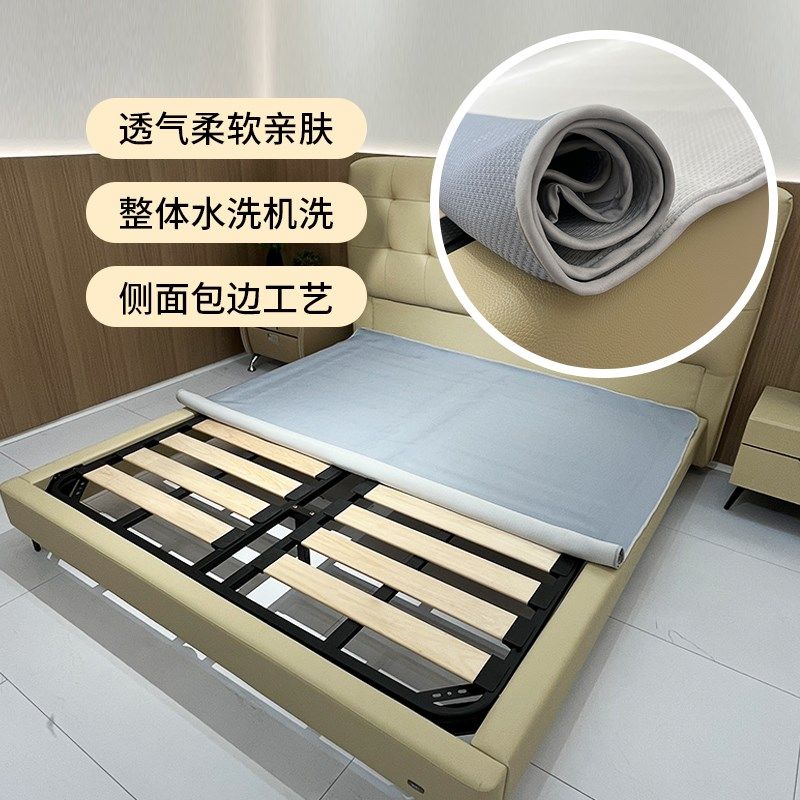 防潮透气席梦思床垫下面底部防霉防尘保护垫床板排骨架软垫可水洗