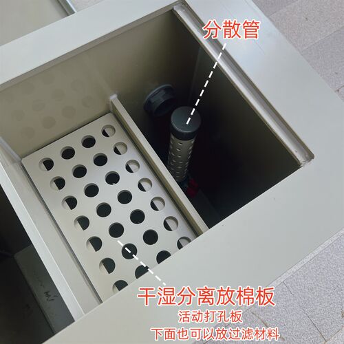PP塑料正面玻璃侧边过滤鱼池超白玻璃观赏鱼缸水循环铲净化锦鲤箱
