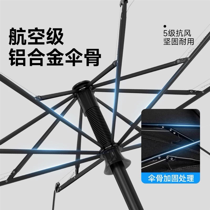 智能电动伞一键开收全自动折叠加固反向伞高档商务男女晴雨两用