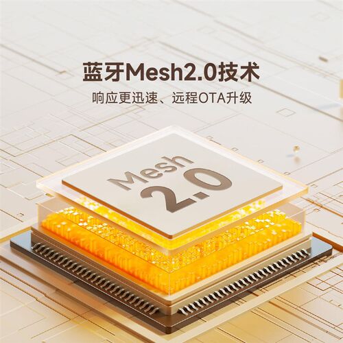 领普电动窗帘智能控制CE1隐藏式电机Mesh2.0光照度感应定制轨道