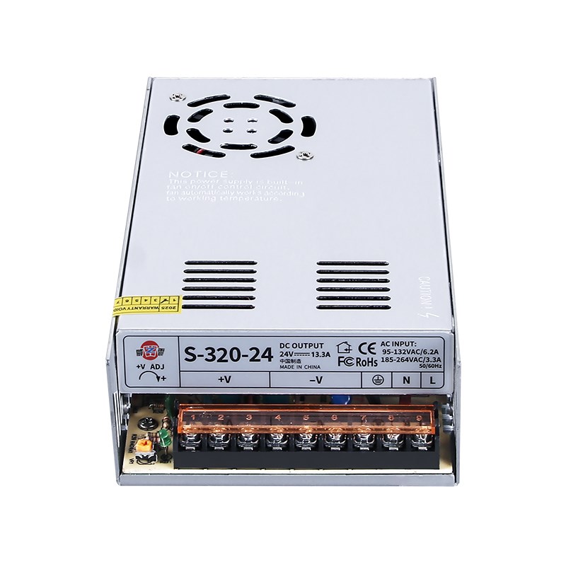 深圳明伟320W-24V开关电源220伏转12V36V48V变压器监控电源模块