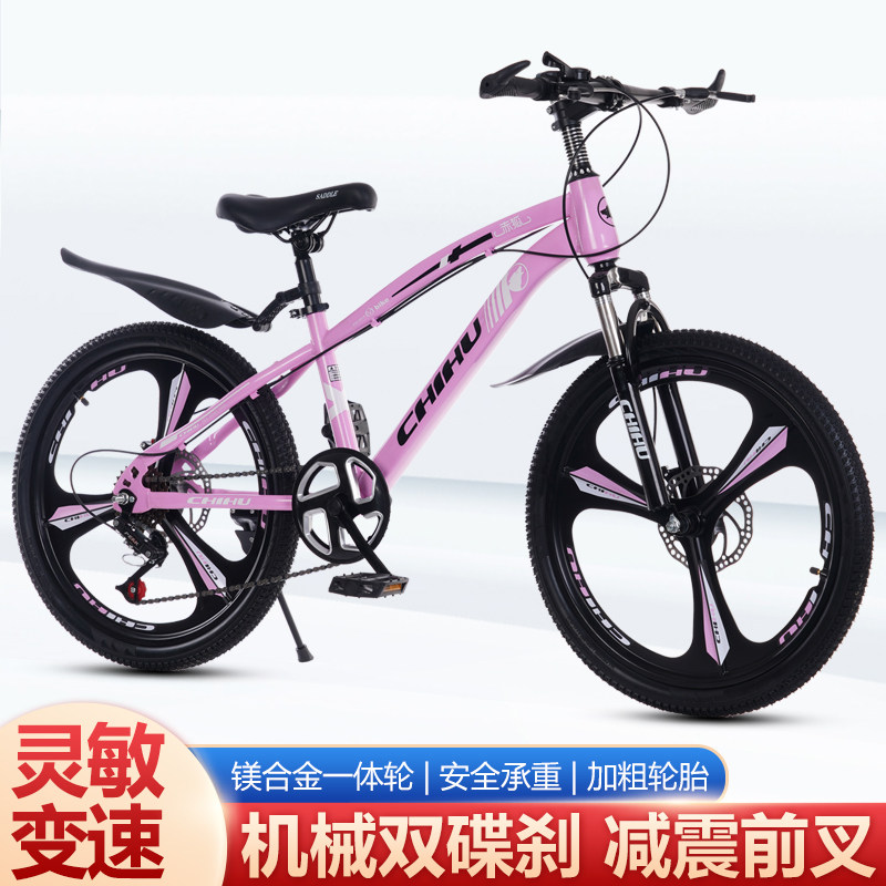 儿童变速青少年学生自行车男女孩8-10-15岁中大童登山自行车单车