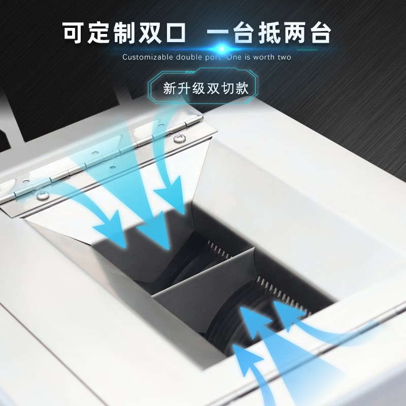 新款切肉机商用切片机电动切菜切肉一体机新型全自动鲜肉切肉片机