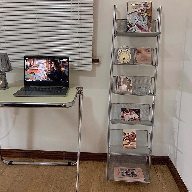 cd架黑胶唱片展示架铁艺收纳层架存放碟片光碟录音带唱片架置物架