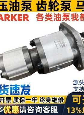 派克双联液压齿轮油泵 PXD00854 GN103800441铜