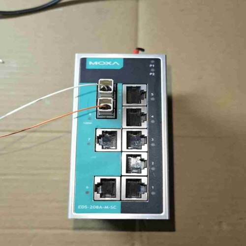 询价~EDS-208A-M-SC 摩莎交换机 实图拍摄