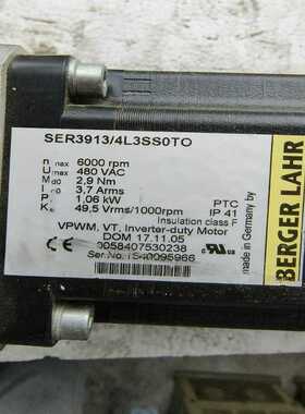 议~（议价百格拉SER3913/4L3SS0TO伺服电机