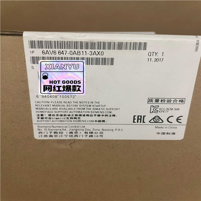 议~6AV6647-0AB11-3AX0，质保一年，