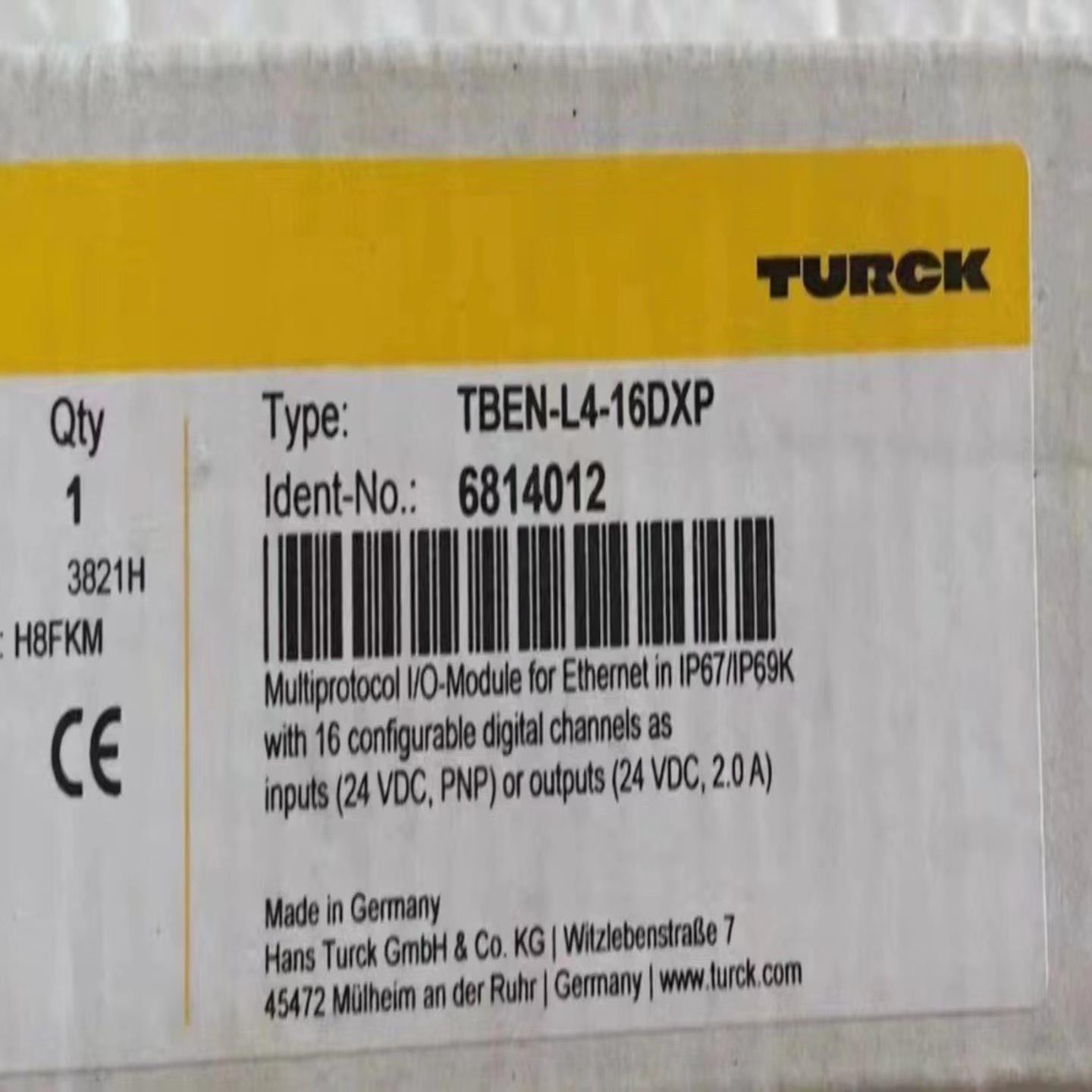询价图尔克TBEN-L4-16DXP6814012现
