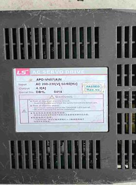 询价~韩国LS伺服驱动器APD-VN07(A)N ，