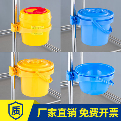 医用推车垃圾桶架悬挂美容车废物污物盆配桶圈挂式利器盒治疗