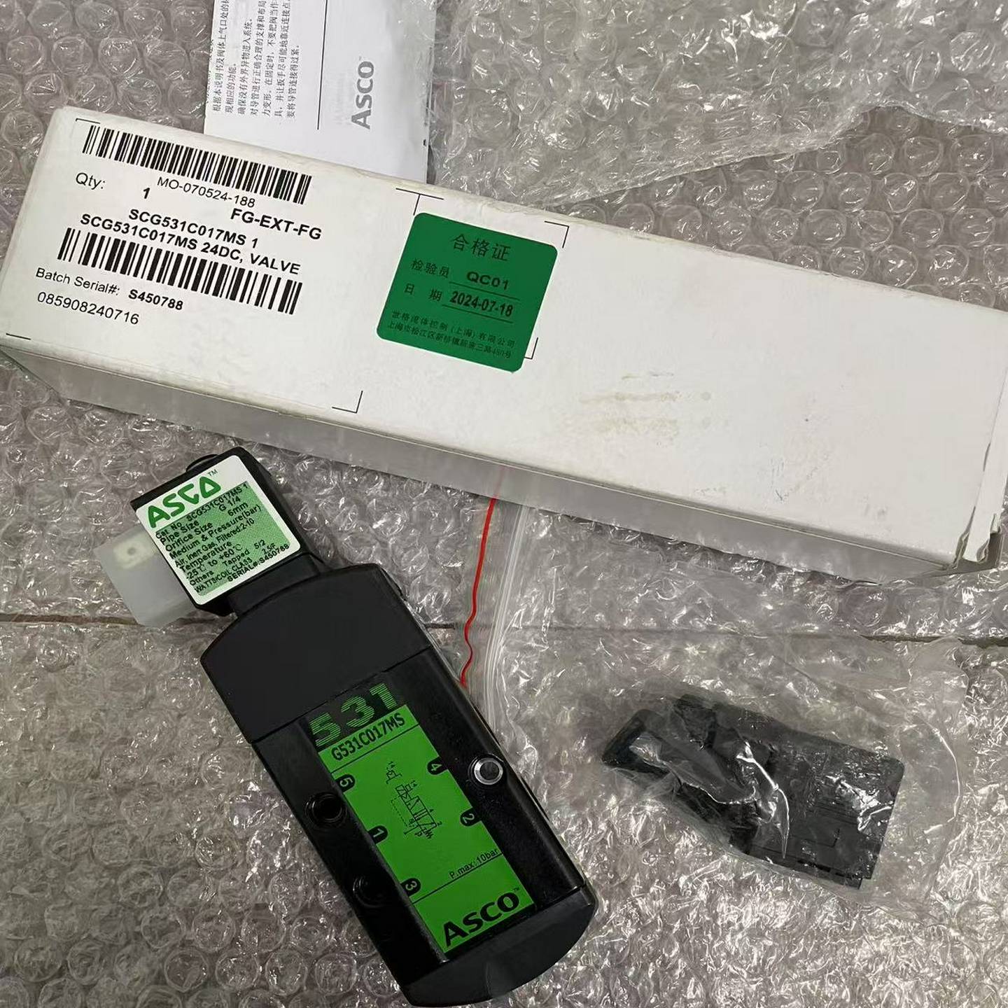 配件SCG531C017MS 24DC美国ASCO电磁阀G14螺纹议价