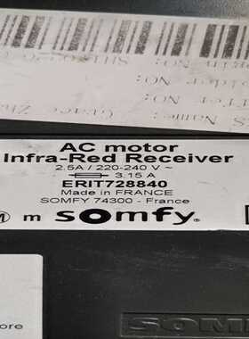 SOMFY交流电机红外接受器   实物如图，需要联系我一议价商品