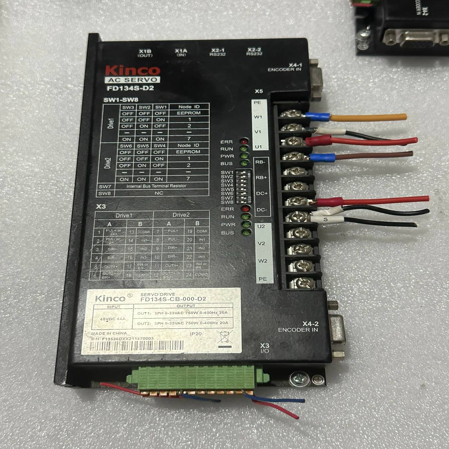 【请询价】步科 Kinco FD134S-D2 低压伺服驱动器