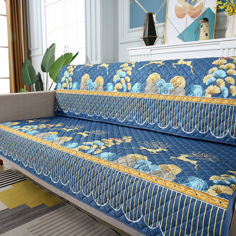 全盖沙发床套罩沙发垫子四季通用防滑简约现代扶手单人三人坐垫