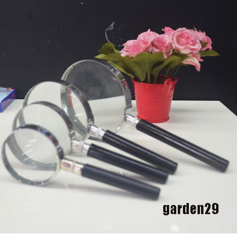 50 60 75 90 100 130mm手持式玻璃看书报儿童学生老人阅读放大镜