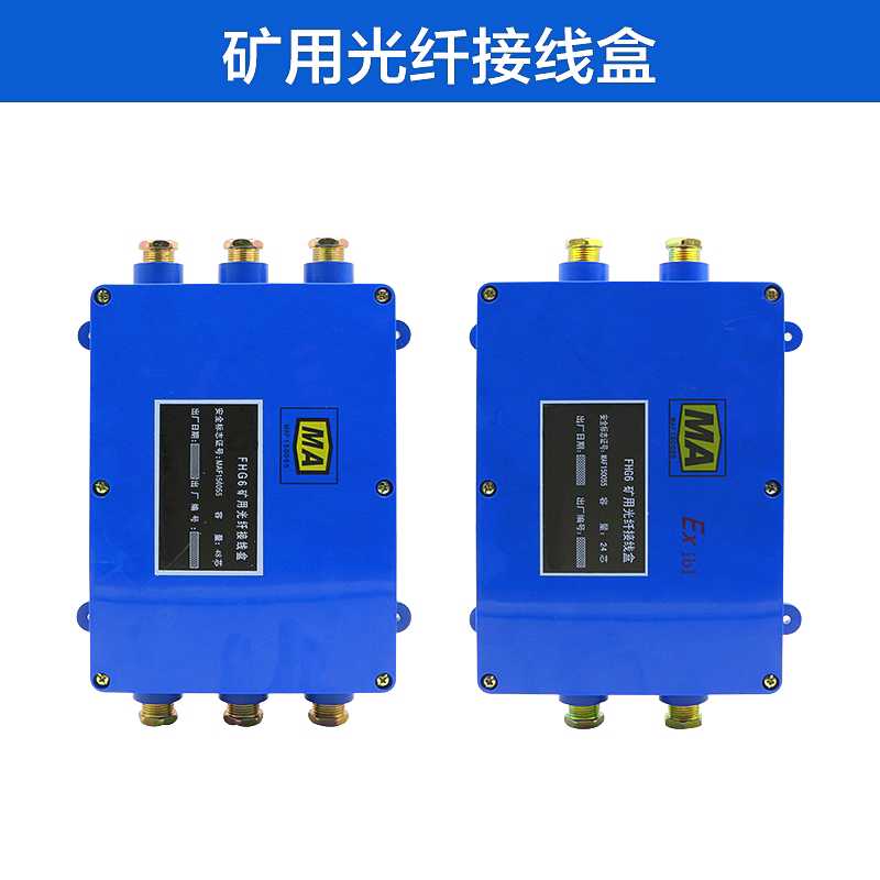 二进二出矿用本安型防爆光纤接线盒FHG4光缆分线盒4通24芯FHG6