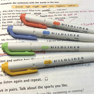 手帐专用组合 日本zebra斑马荧光笔复古色中性笔做笔记百乐juice