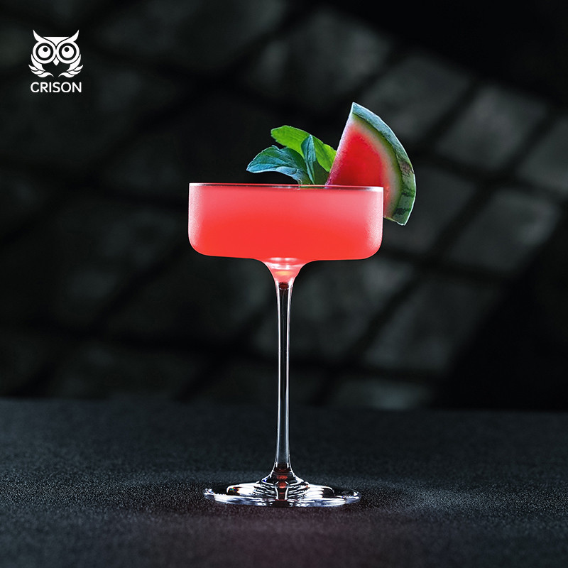 PRE03 CRISON/柯瑞森日式水晶高脚鸡尾酒杯 酒吧调酒马天尼香