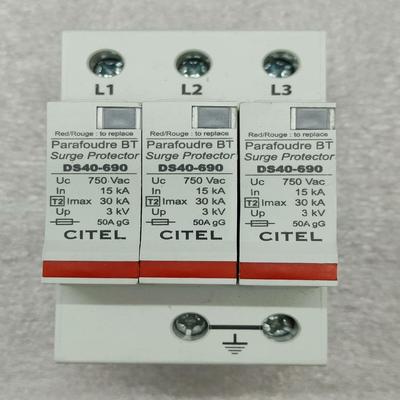 西岱尔DS43S-690 3p电源防雷器750VAC（基数电子）