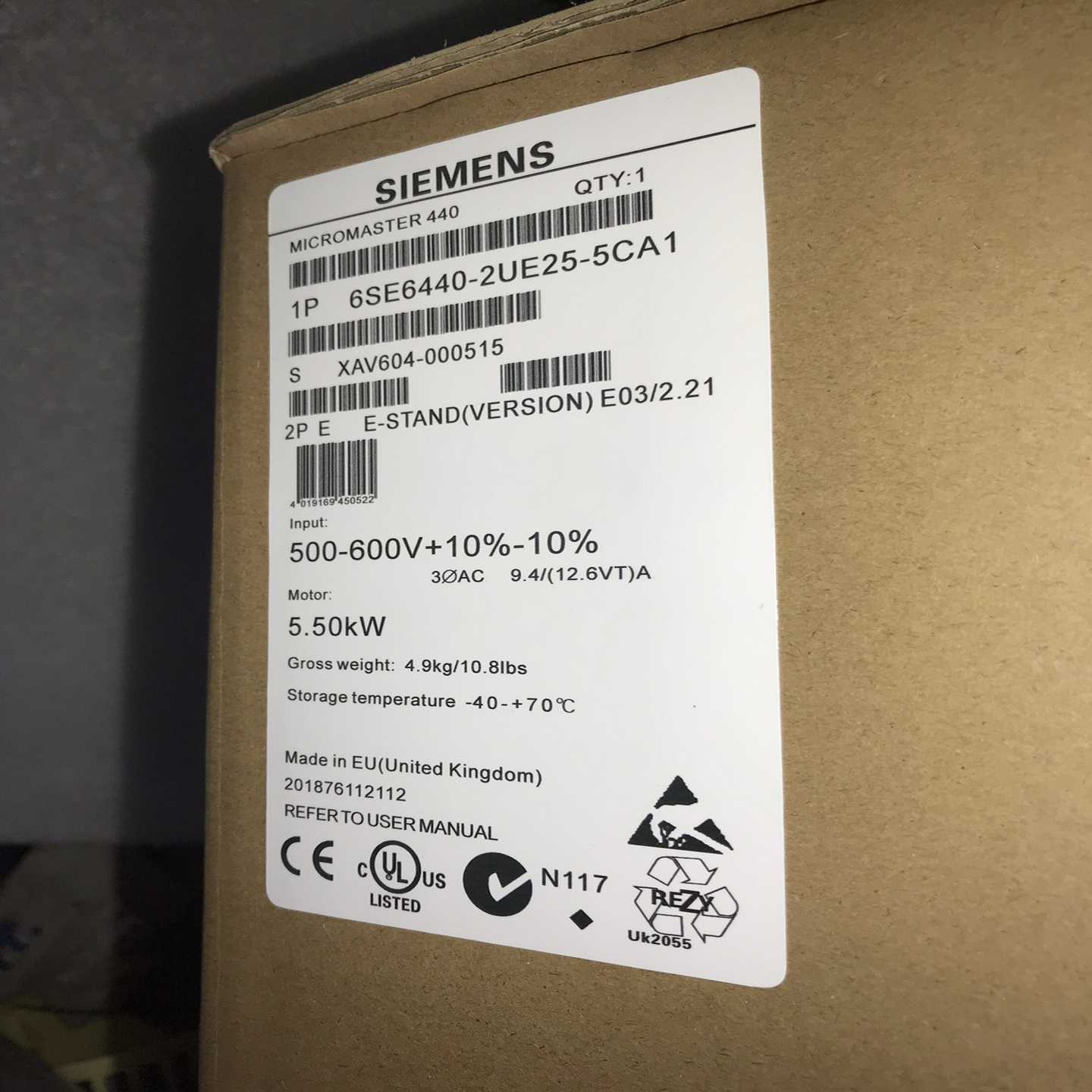 配件变频器6se6440-2udue25 2ad25-5ca1 2ue27 2ad27 2ad31-议价