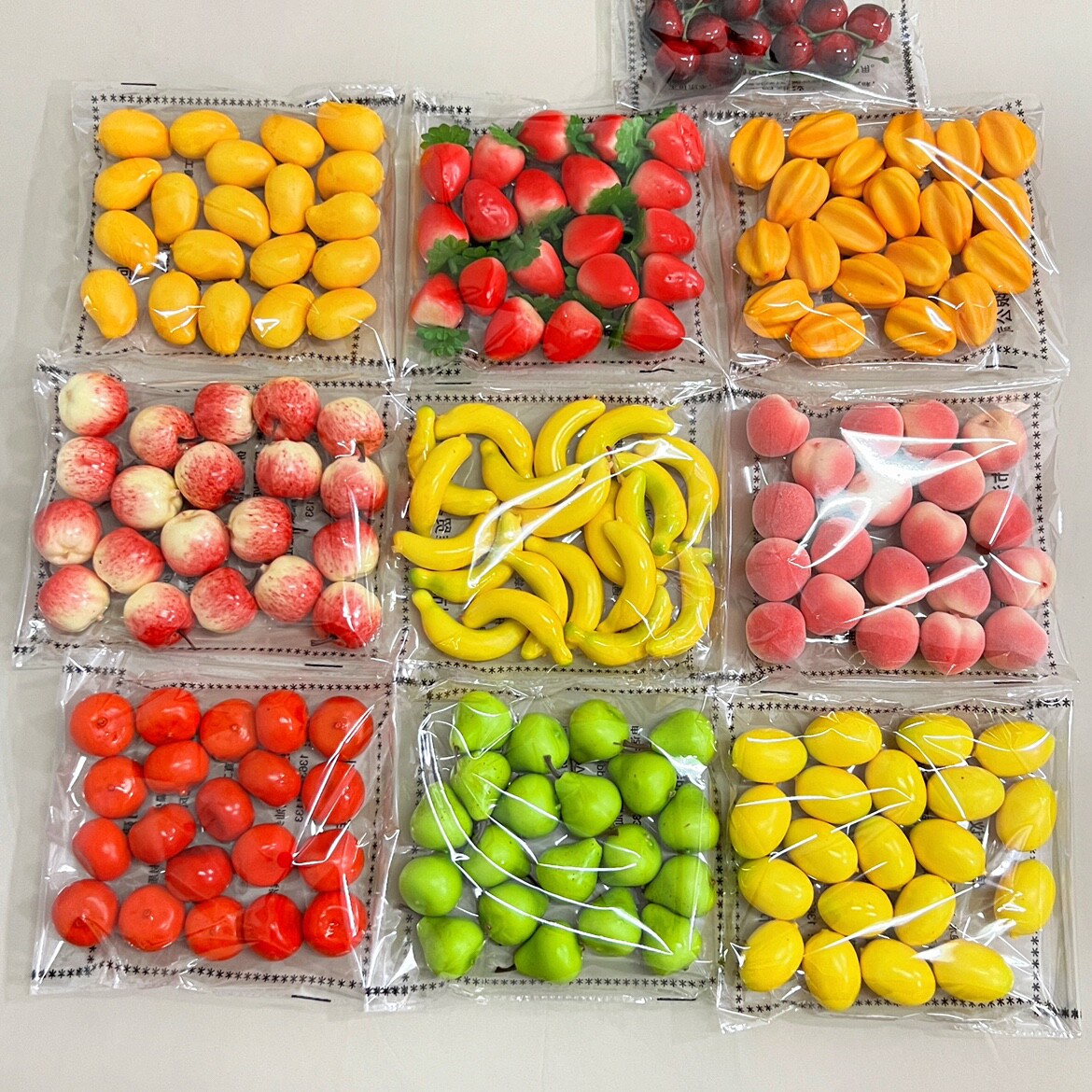 仿真水果蔬菜模型樱桃小水果果蔬摆件店铺橱窗装饰摆件拍摄道具