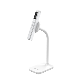 AMDMG手持便携蓄电不黑手磁吸脚踏一字灯美甲店贴指甲片照胶专用