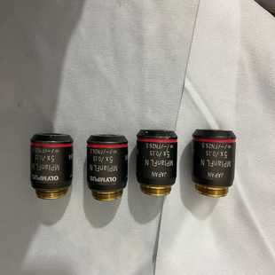 奥林巴斯物镜5×0.15实物图 Olympus 四只 星慕电子