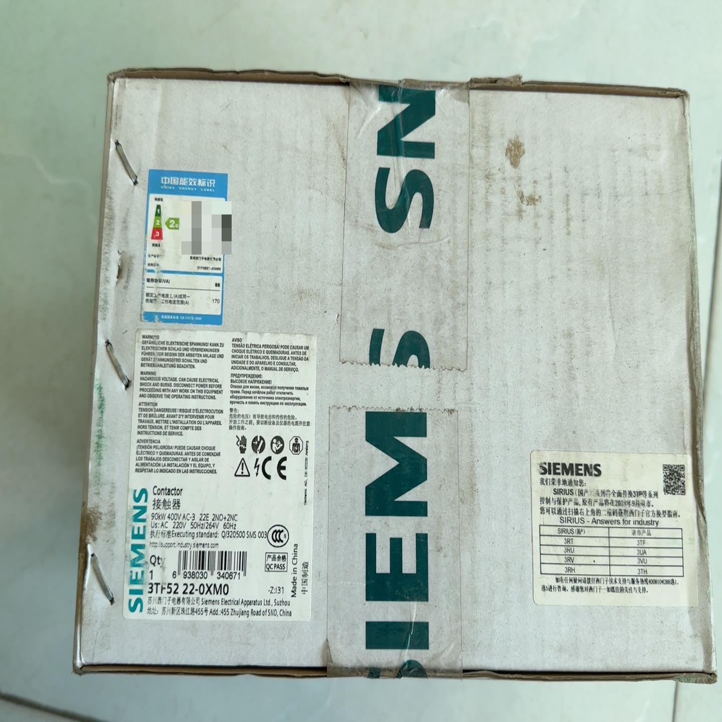 交流接触器 3TF5222-0XM0 AC220v 全~询价
