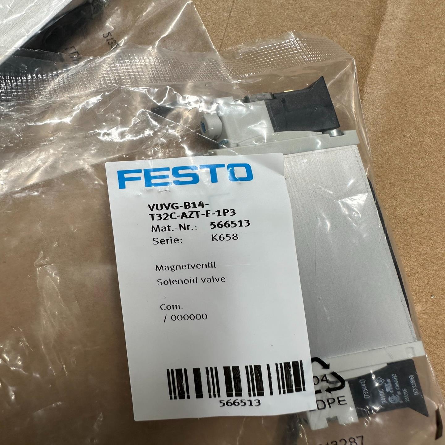 费斯托电磁阀VUVG-B14-T32C-AZT-F-1P3，~议价