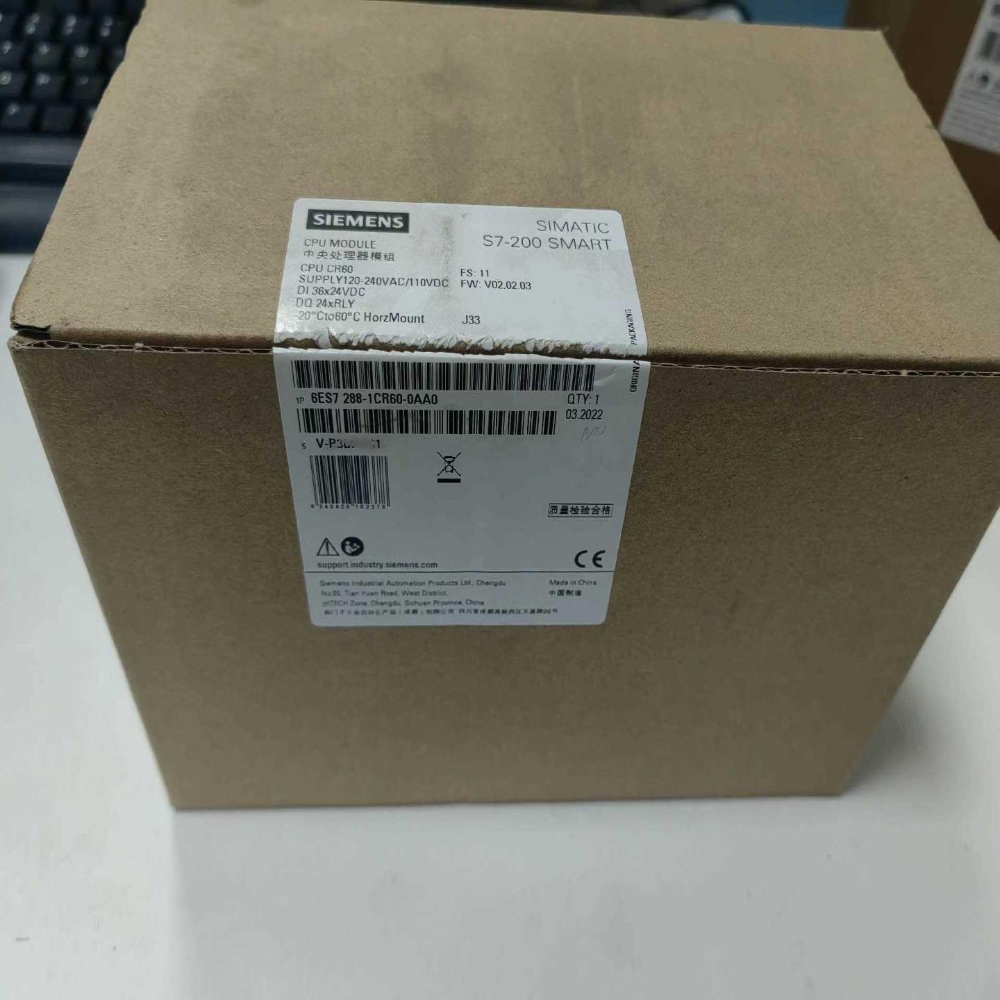 西门子6ES7 288-1CR60-0AA1 二手包装不对（崽载电子）