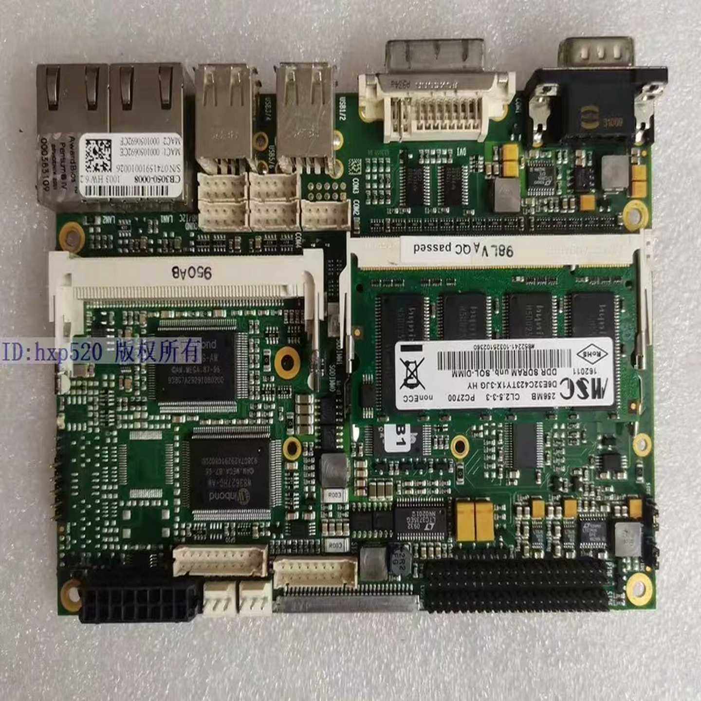 倍福beckhoff C6925主板 CB3050-0008【落红设备】