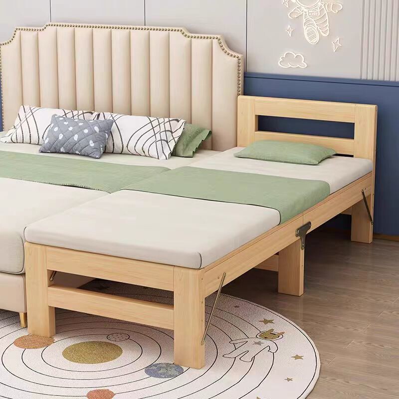 琴怀可折叠床加宽拼接神器延长简约实木床铺加床拼床缝大人