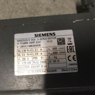 瓠子电子 西门子V90电机1FL6044 拆机 2LA1原装 1AF61