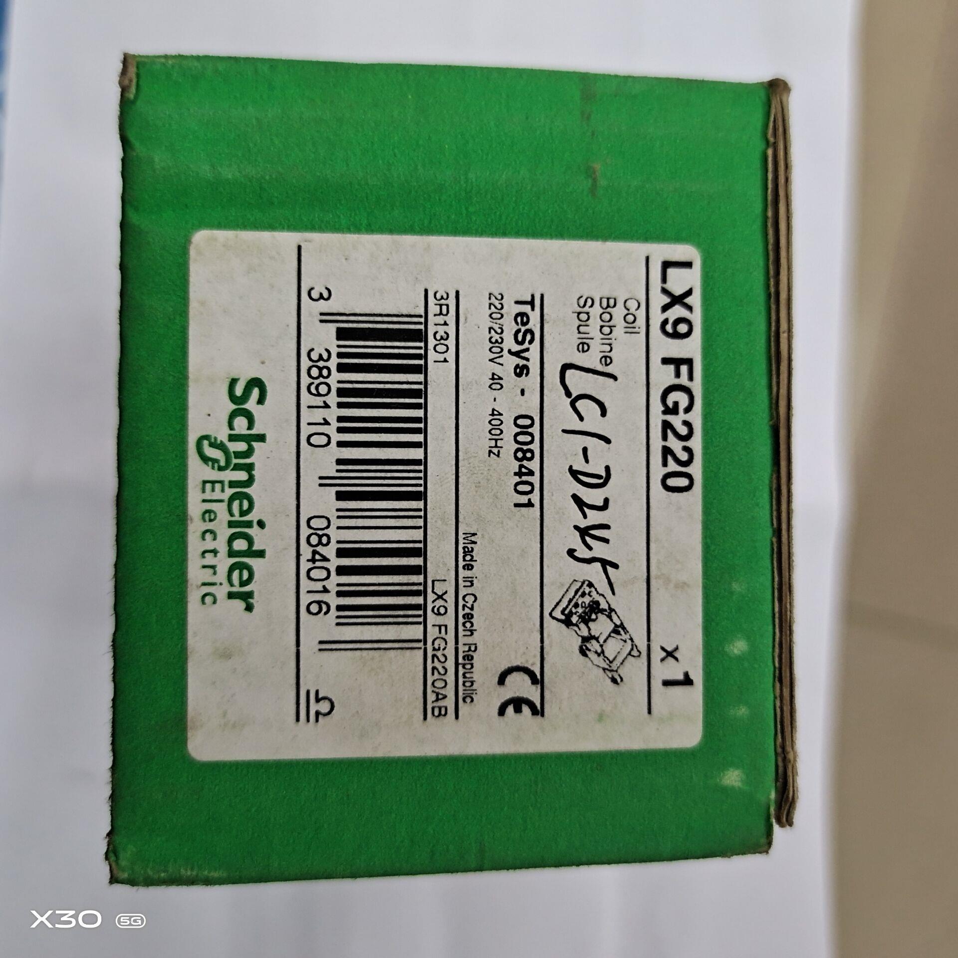 原装进口接触器线圈LX9FG220 220V用于LC1F185 225 LC1D245