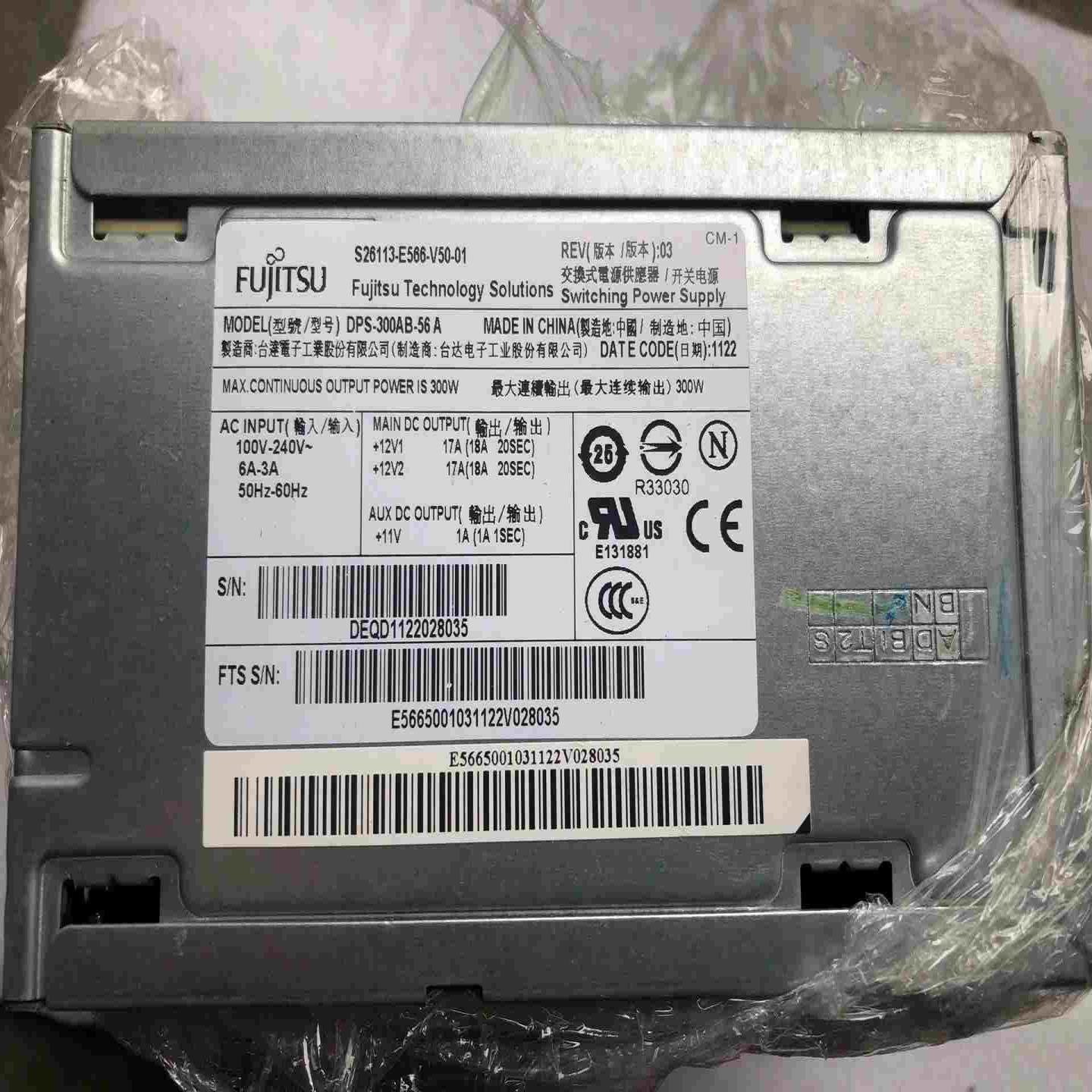 富士通 W510 W520 电源 DPS-300AB-56~询价