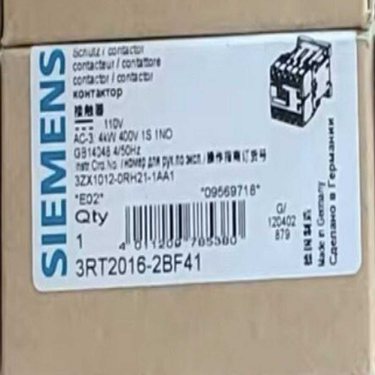 询价拍~接触器3RT2016-2BF41库存2个