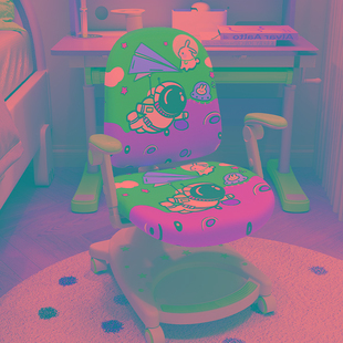 护童学习椅子套坐垫儿童书桌写字座椅套罩学生专用弹力椅罩椅垫