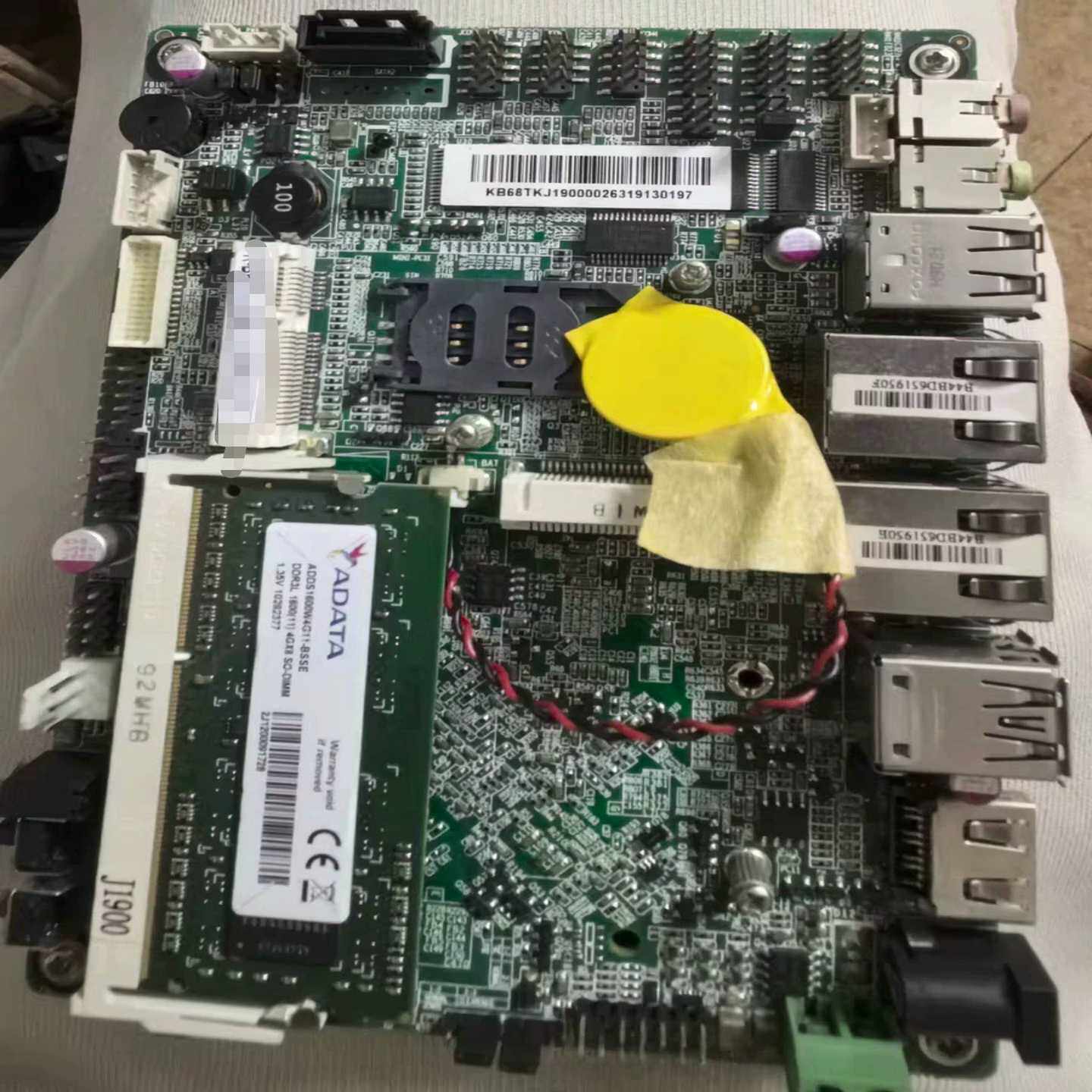 康士达 K-B68TK嵌入式工控主板工业电脑板 J1900议~询价