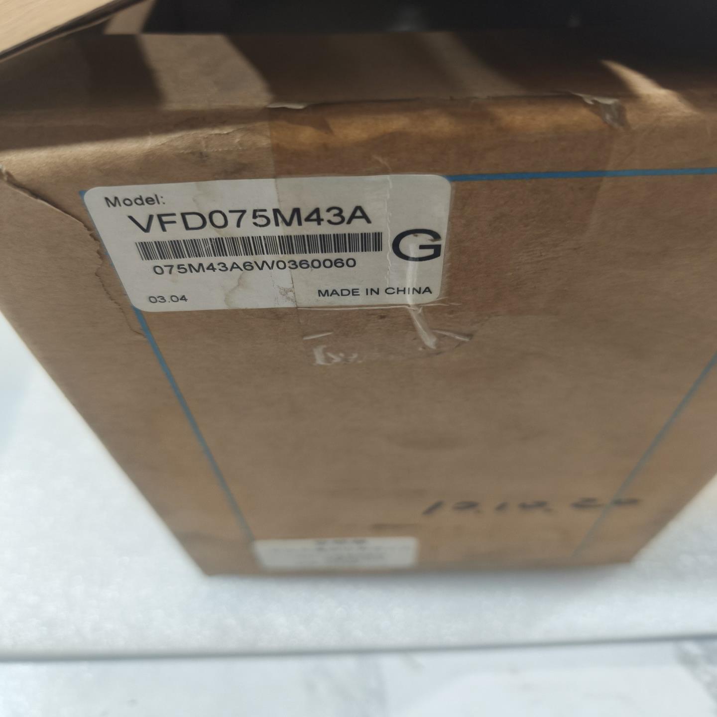 全新台达变频器VFD075M43A正品未使用功能正常