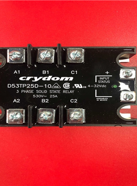D53TP25D-10假冒比究快达CRYDOM随机直流三相固态继电器25A优