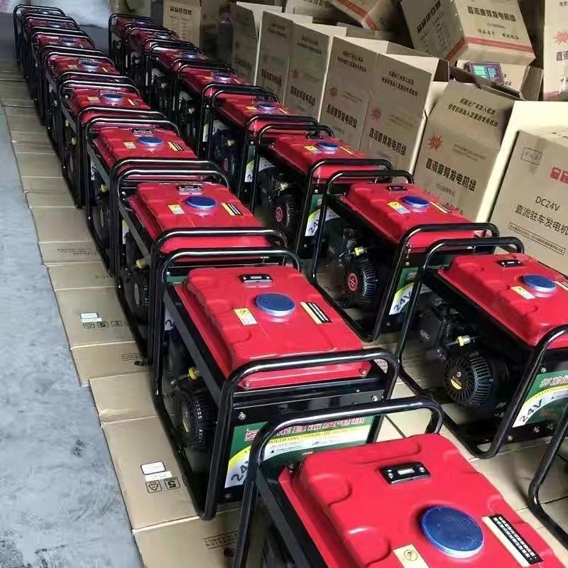 货车24v柴油汽油燃气驻车空调发电机智能遥控自启自熄大功率低燥