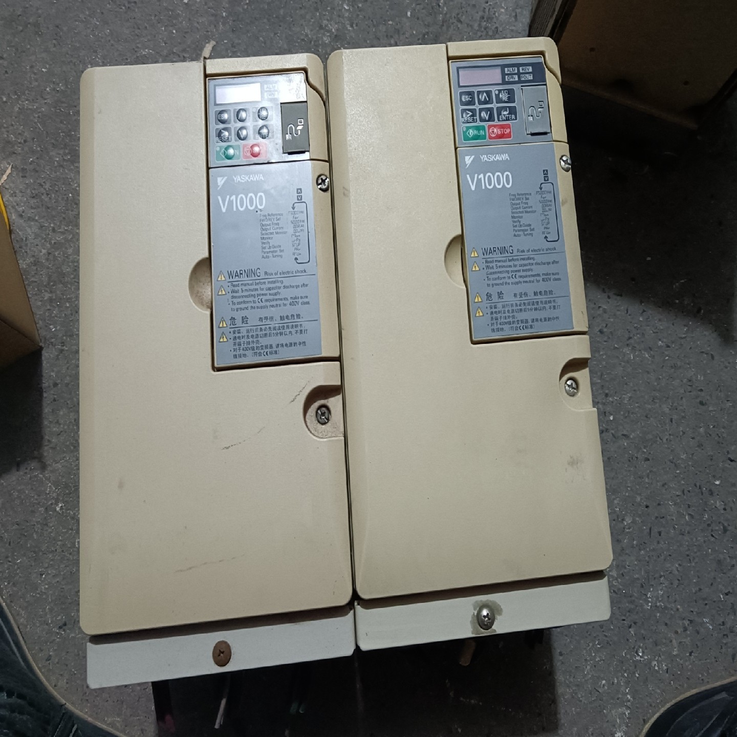 安川变频器CIMR-VB4A0018FBA，7.5KW/5.询价