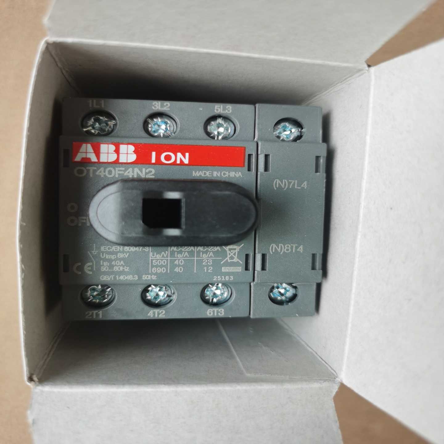 (询价)ABB隔离开关 OT40F4N2