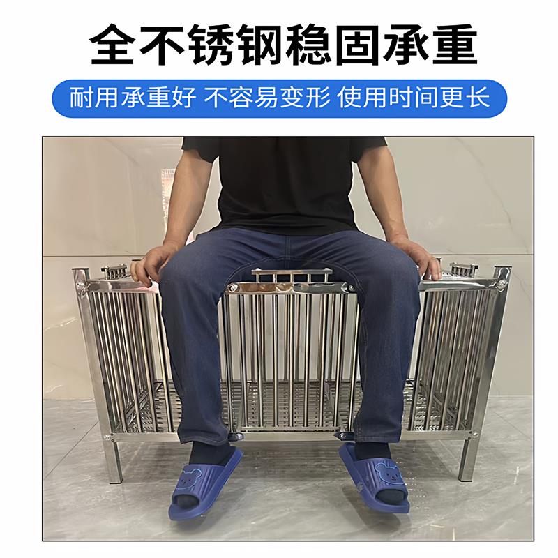 304不锈钢家用大号家禽笼 鸡鸭鹅兔鸽子通用加密加粗养殖笼子专用