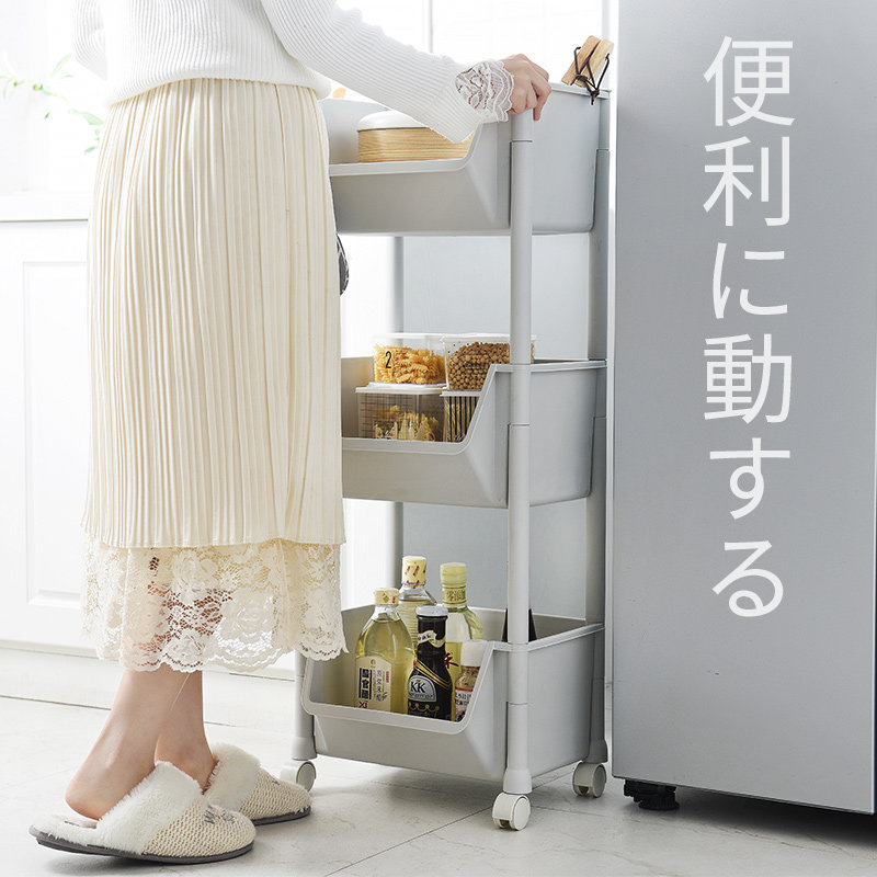 厨房蔬菜置物架收纳筐落地式多层塑料家用大全用品菜架菜篮子架子