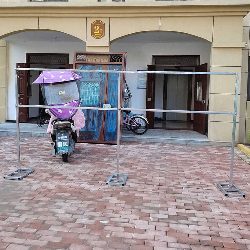 婚庆纱幔加厚双层背景架可伸缩升降杆一款多用架子婚礼布置支架