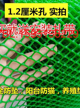 整卷绿色塑料平网养殖网防护网胶网格脚垫养鸡养鸭育雏漏粪养蜂网